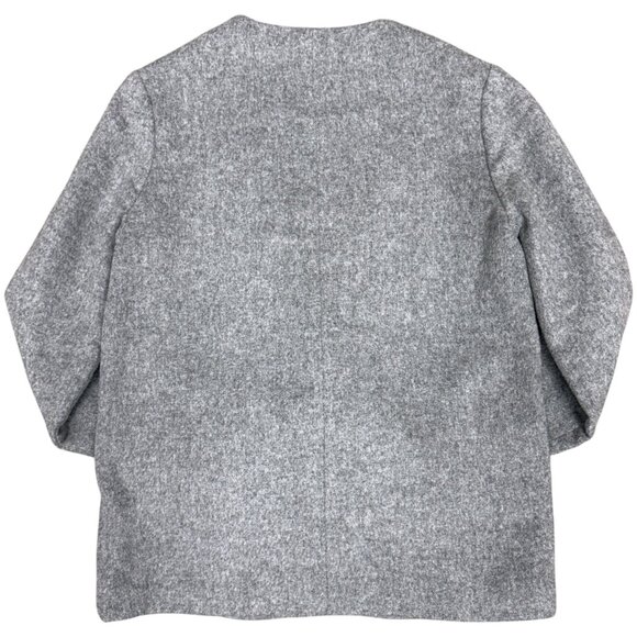 EUC Women's MADEWELL Carrington‎ Wool Blend Blazer One-Button Gray | Size XXS - Picture 4 of 10